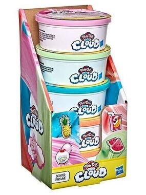 Hasbro HSBF4773 Play-Doh Super Cloud Slime Scented Toy, Assorted Color - 6 Piece